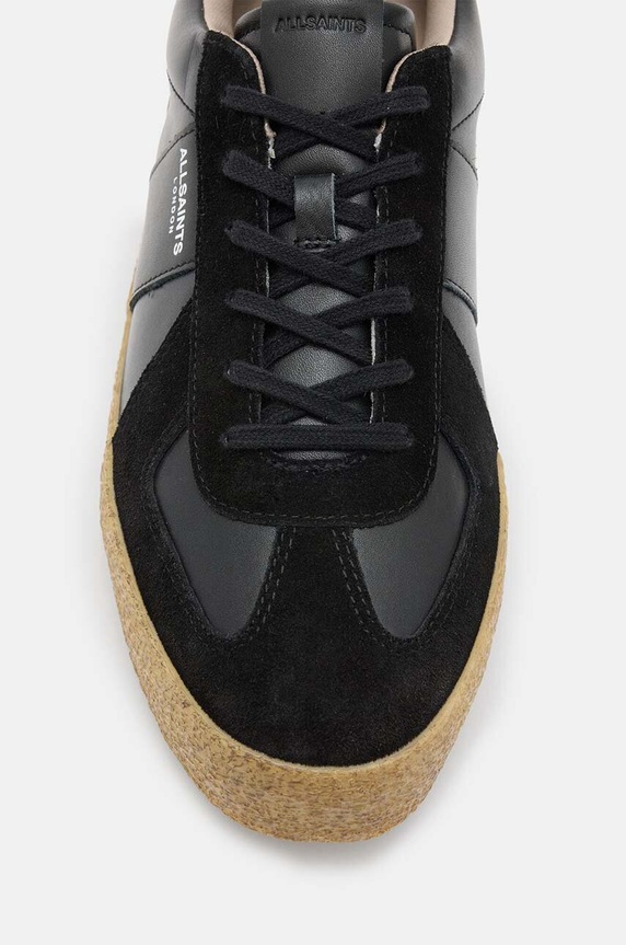 Boty Kožené tenisky AllSaints Jaimee Low Top M052FB černá