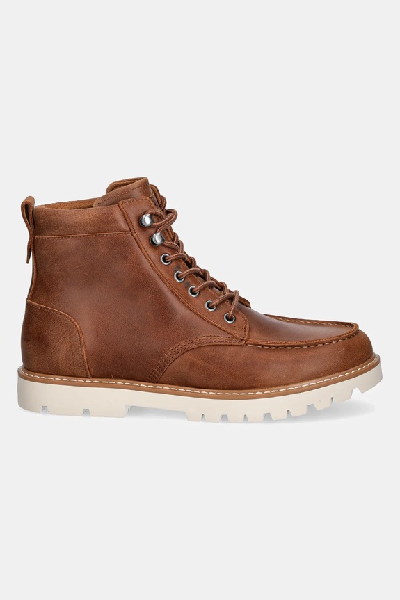 Kožené trapery Toms PALOMAR 10020298 hnědá ZW24