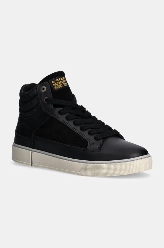 G-Star sneakersy Ravond skóra zamszowa czarny GR001019AM