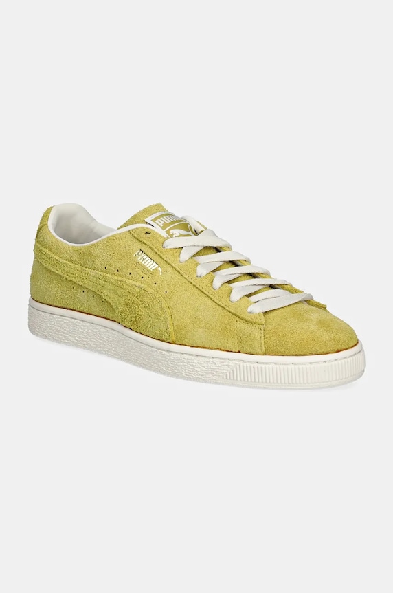 Puma sneakers din piele intoarsă Suede The NeverWorn IV mic de statură verde 398945