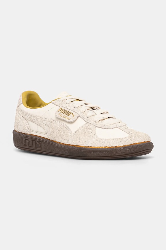 Semišové tenisky Puma Palermo The NeverWorn IV usňová koža béžová 399656