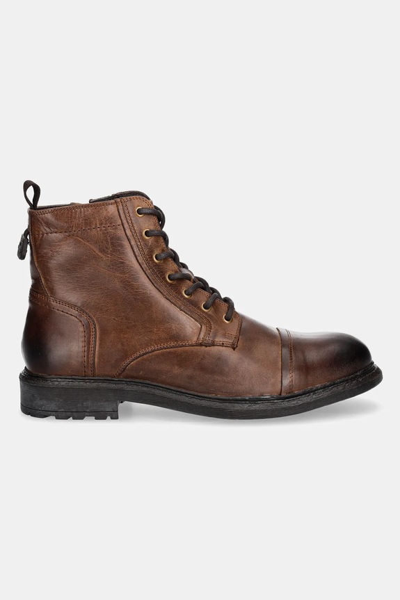Δερμάτινα παπούτσια Jeep WOODLAND BOOT JM42040A καφέ AW24