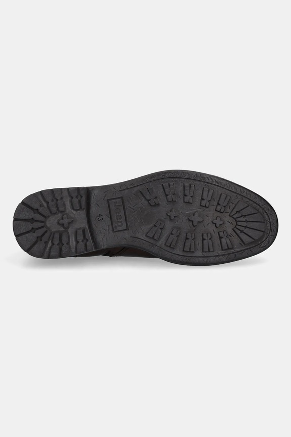 Jeep buty skórzane WOODLAND BOOT JM42040A brązowy