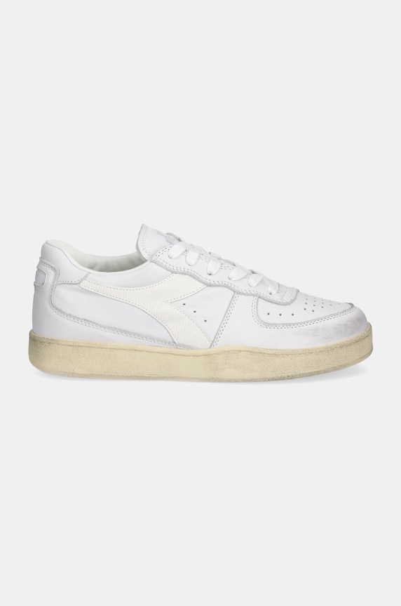 Шкіряні кросівки Diadora Mi Basket Low Used 201.181233.C0657 білий AW24