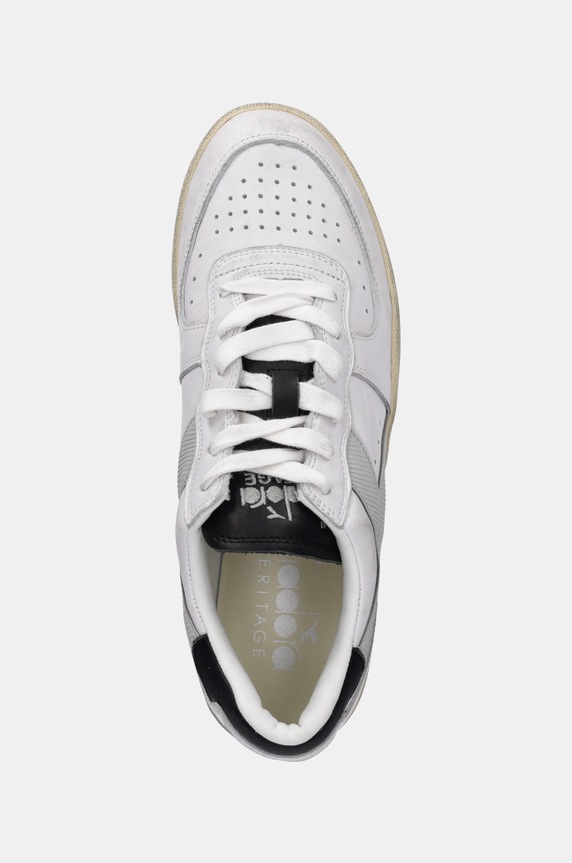 Diadora leather sneakers Mi Basket Low Used white 201.181233.C9304