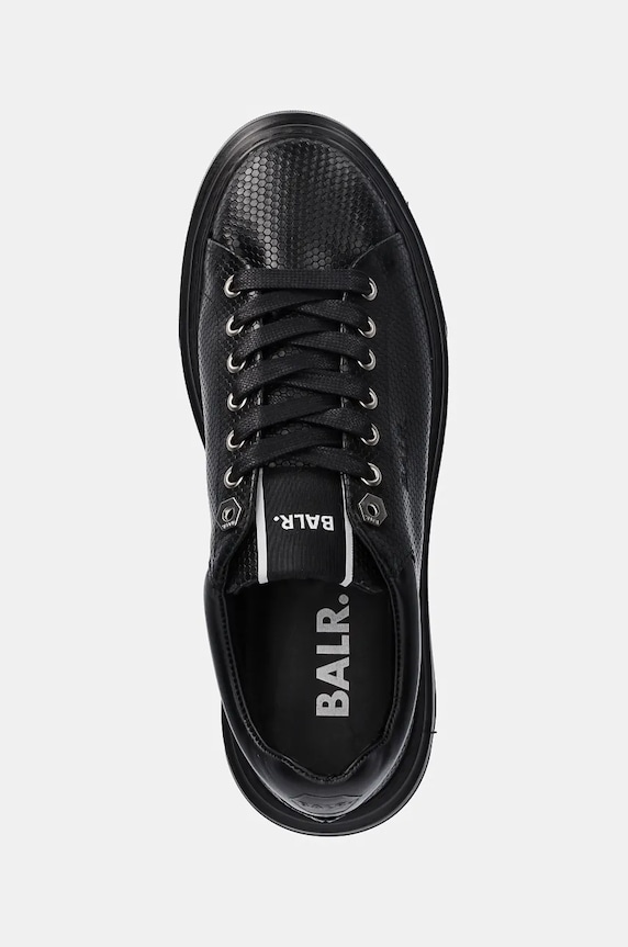 BALR. sneakersy skórzane Game Day Hexagon Sneaker czarny B1511.1038