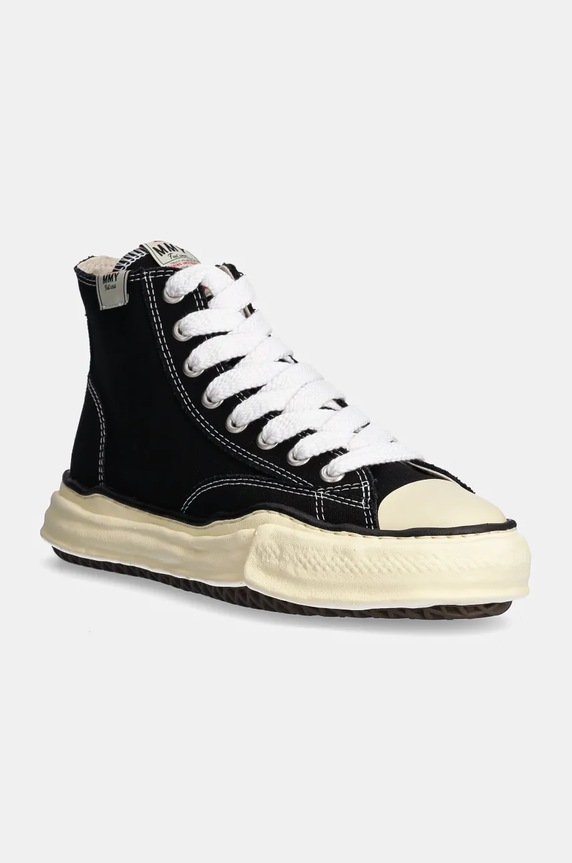 Maison MIHARA YASUHIRO scarpe da ginnastica PTSN alta nero A13FW737