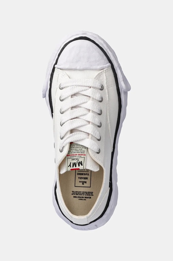 Tenisice Maison MIHARA YASUHIRO PTS23 Canvas Low-Top bijela A11FW702