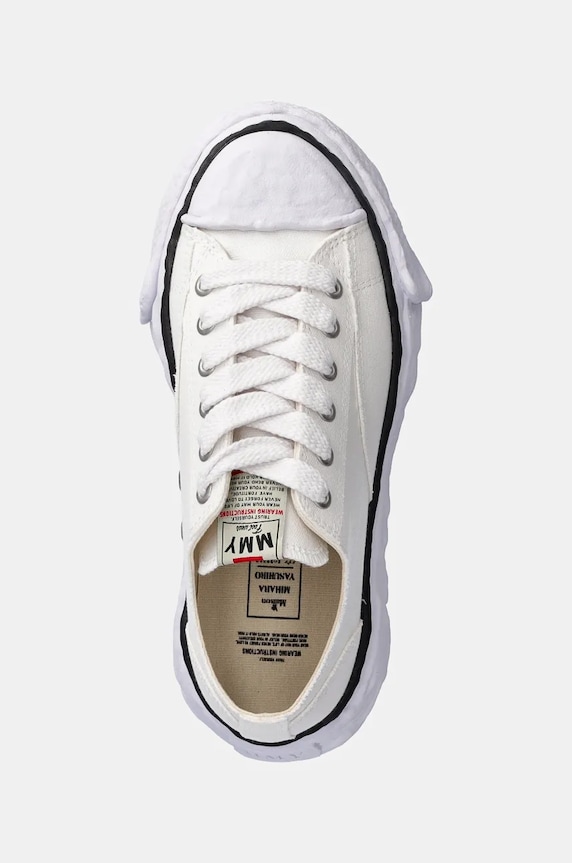 Tenisice Maison MIHARA YASUHIRO PTS23 Canvas Low-Top bijela A11FW702