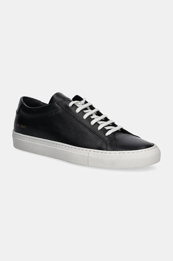 Common Projects leather sneakers Achilles Contrast Bumpy grain leather black 2432.7547