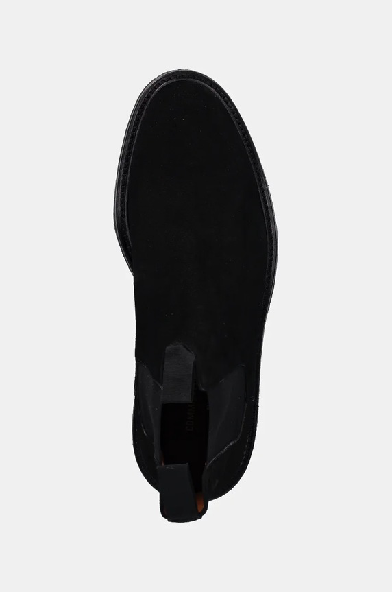 Common Projects sztyblety zamszowe Chelsea in Waxed Suede czarny 2446.7547