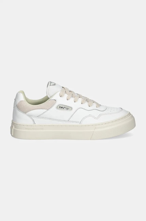 Stepney Workers Club sneakers in pelle Pearl Leather YA20500 bianco SS25