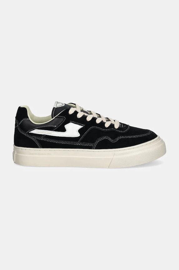 Stepney Workers Club sneakers din piele intoarsă Pearl S-Strike Suede YA23015 negru SS25