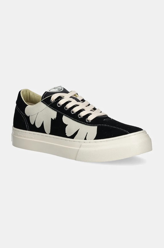 Semišové tenisky Stepney Workers Club Dellow Cup Shroomhands Suede semišová koža čierna YA26145