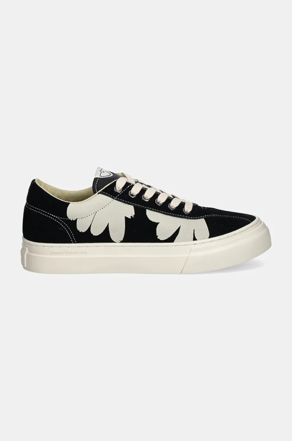 Semišové tenisky Stepney Workers Club Dellow Cup Shroomhands Suede YA26145 čierna AW24