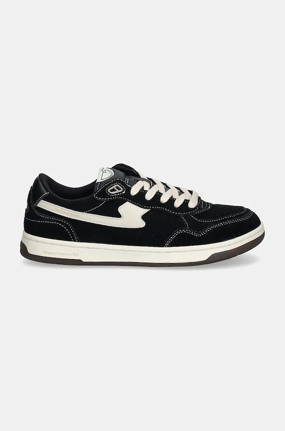 Σουέτ sneakers Stepney Workers Club Pro Cup 01 S-Strike Suede YQ02015 μαύρο SS25
