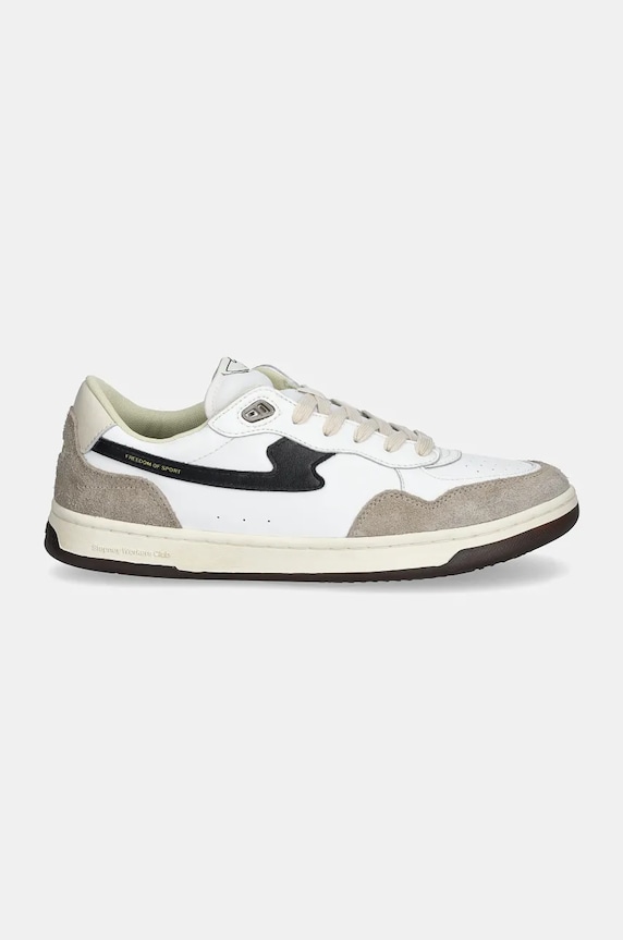 Stepney Workers Club sneakers in pelle Pro Cup 01 S-Strike Geo-Merged YQ03500 bianco AW24