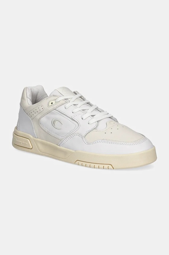 Champion sneakers in pelle ZN80 I&A Low Cut Planet friendly bianco S22373