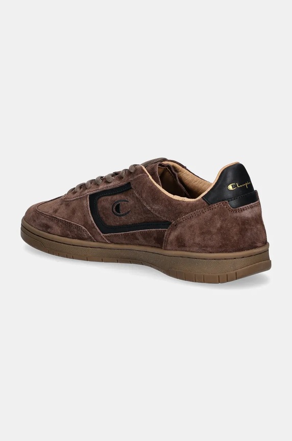 Παπούτσια Σουέτ sneakers Champion CL78 I&A SUEDE Low Cut S22376 καφέ