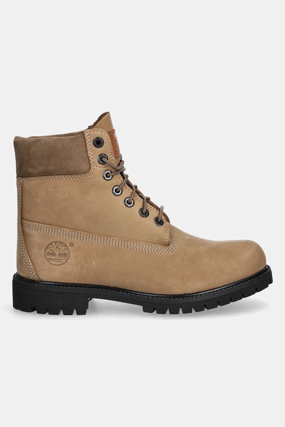 Nubukové turistické boty Timberland Premium 6IN Lace Waterproof Boot TB0A2P6WEN31 béžová AW24