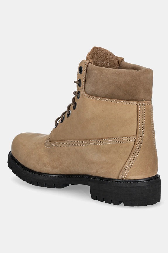 Boty Nubukové turistické boty Timberland Premium 6IN Lace Waterproof Boot TB0A2P6WEN31 béžová