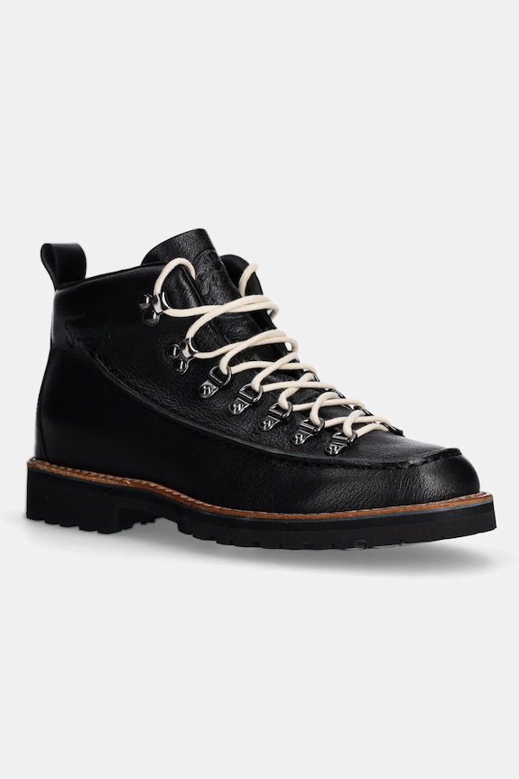 Fracap leather shoes Magnifico grain leather black MAGNIFICO.M60.ALLBLK