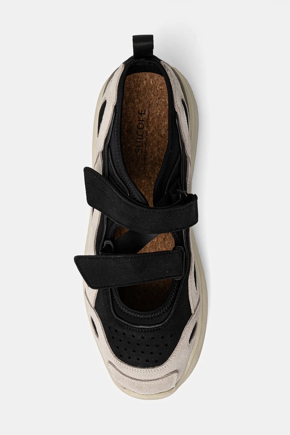 Suicoke sneakers din piele întoarsă AKK-2 OG355 bej