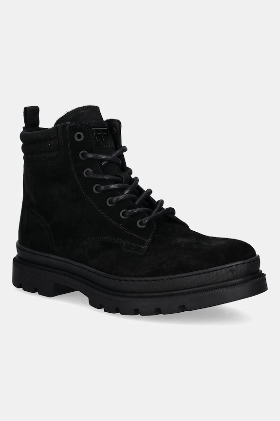 Filling Pieces stivali Josh Suede non isolato nero 73722791861