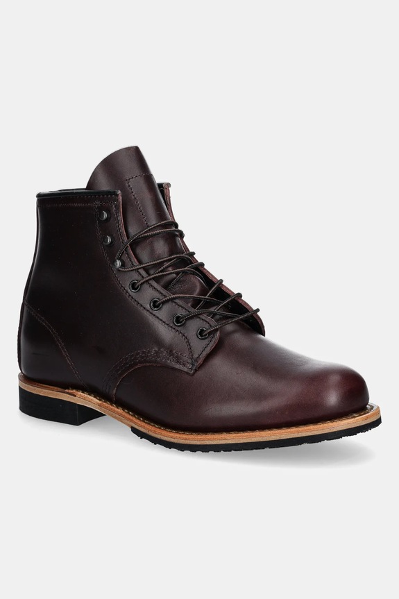 Kožne cipele Red Wing bez tople podstave bordo 9419