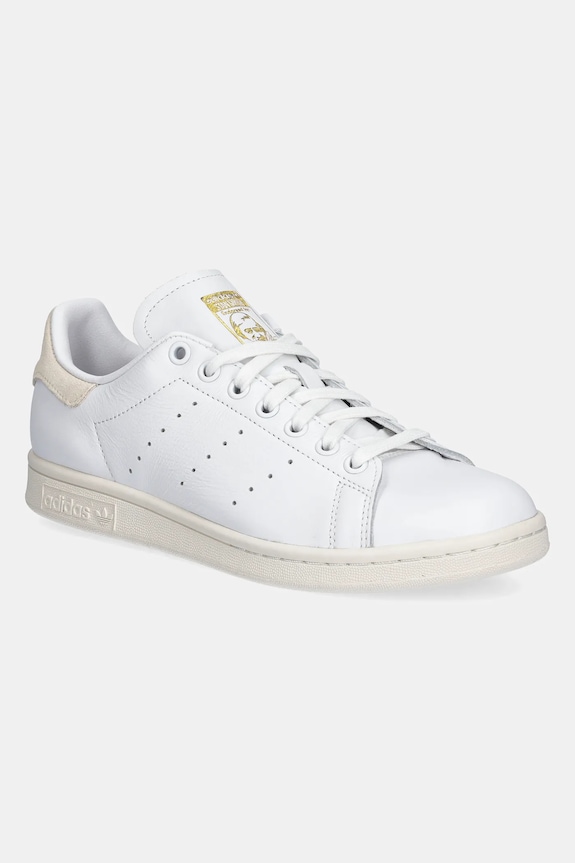 Kožne tenisice adidas Originals Stan Smith ravni bijela IH2141