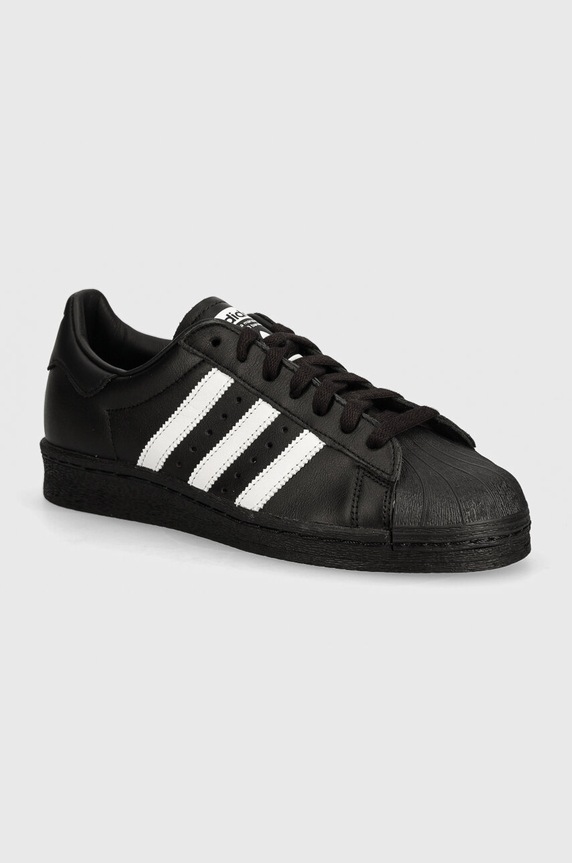 adidas Superstar 82 Core Black White grain leather black JI2026