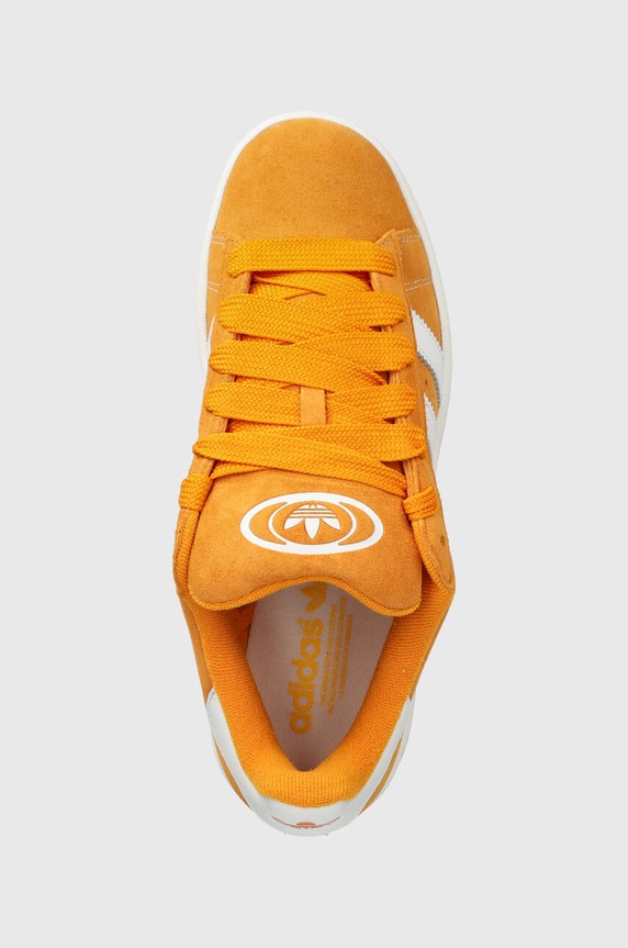 Шкіряні кросівки adidas Originals Campus 00s помаранчевий ID1436