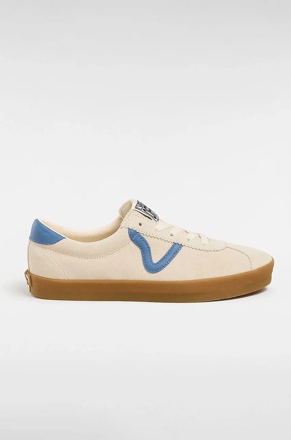 Vans tenisówki zamszowe Sport Low płaska beżowy VN000CTDYY21
