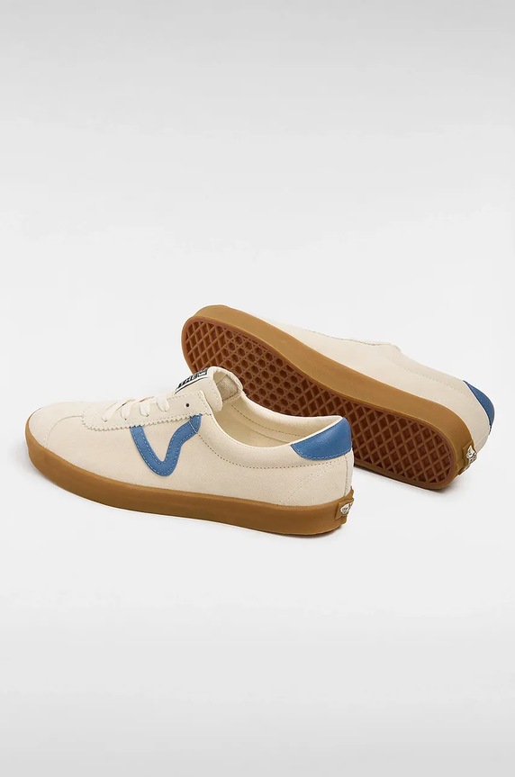 Vans tenisówki zamszowe Sport Low beżowy VN000CTDYY21
