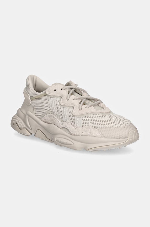 Маратонки adidas Originals Ozweego велур бежов FY2023