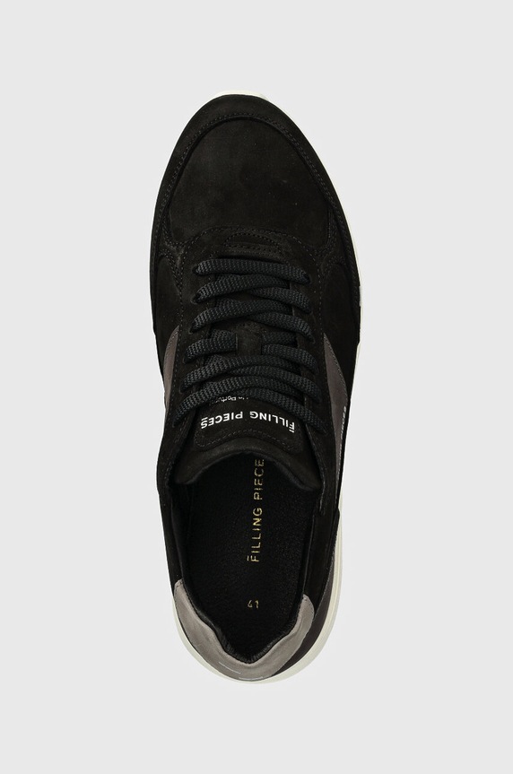 Filling Pieces sneakers din piele intoarsă Jet Runner negru 58122841861