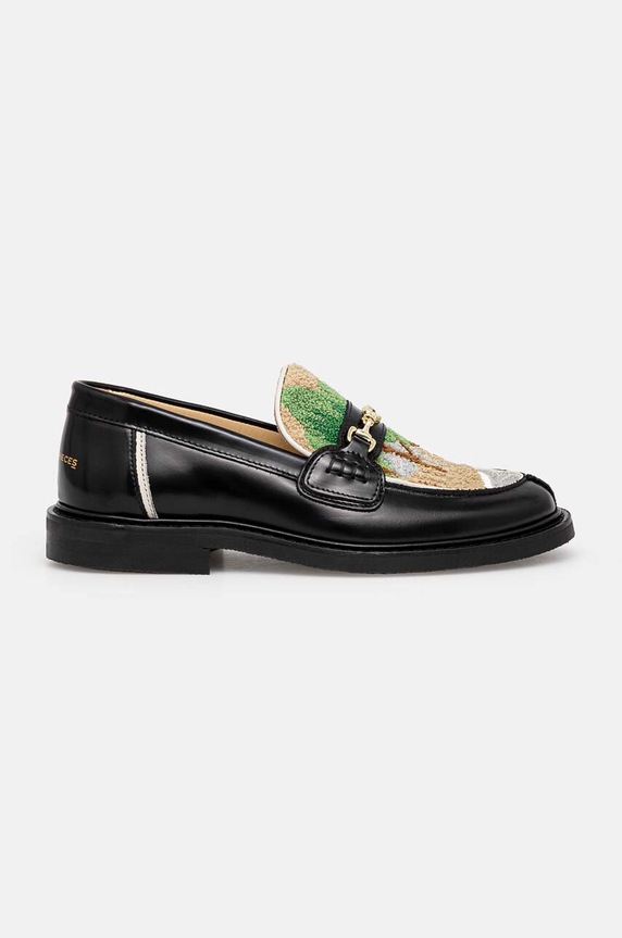 Filling Pieces mokaszin Loafer Pavillion 44278061861 fekete AW24