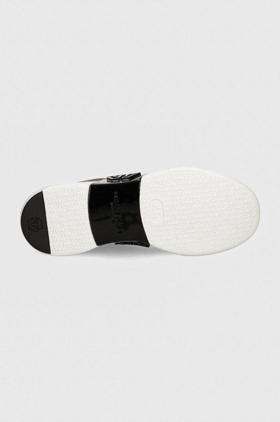 Δερμάτινα sneakers Philipp Plein Hexagon Phantom Kicks USC0565.PLE025N.02 μαύρο
