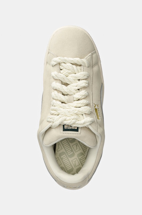 Semišové tenisky Puma Suede XL béžová 398708