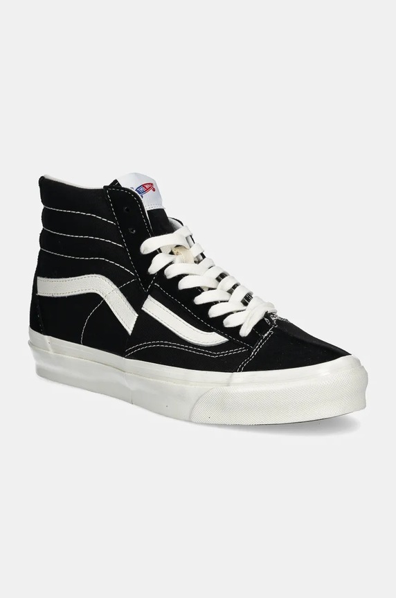 Vans scarpe da ginnastica Clash The Wall pelle scamosciata nero VN000CNKBA21