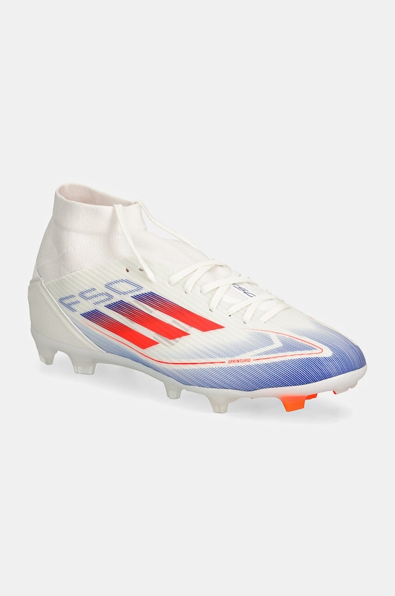 Взуття для футболу adidas Performance korki F50 League Mid синтетичний білий JH8234
