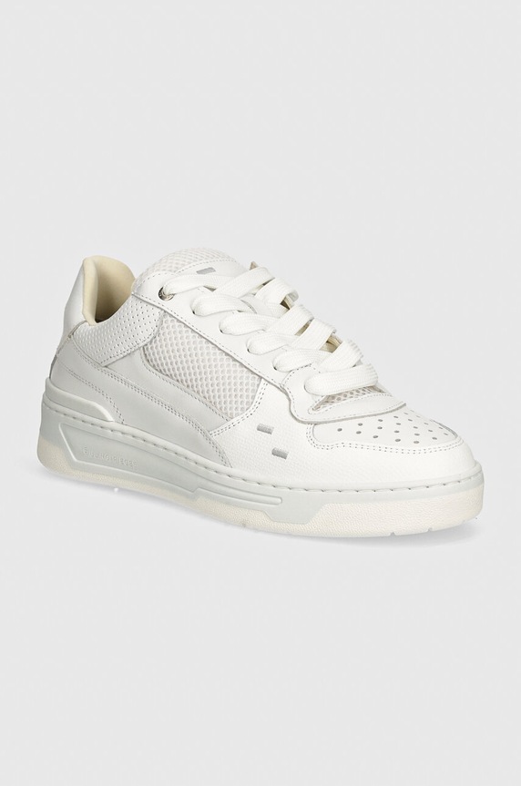 Filling Pieces sneakers in pelle Cruiser Crumbs pelle fiore bianco 64427541901