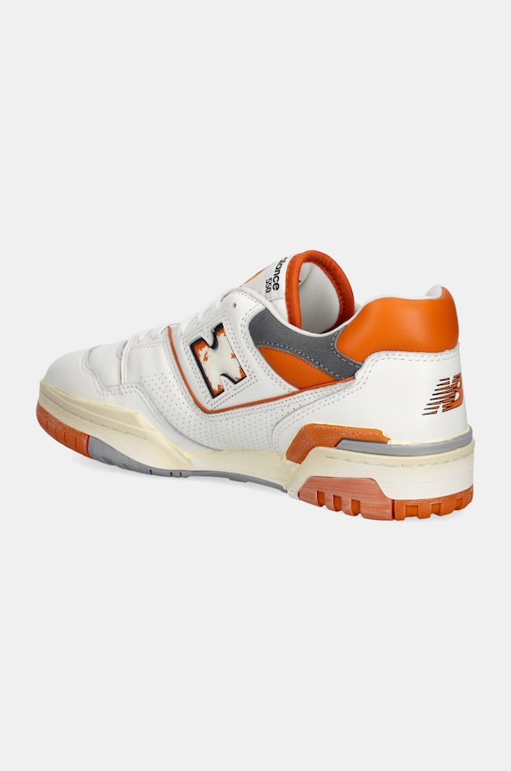 Παπούτσια Δερμάτινα sneakers New Balance 550 BB550VTF λευκό