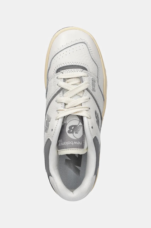 New Balance sneakersy skórzane 550 biały BB550PTC