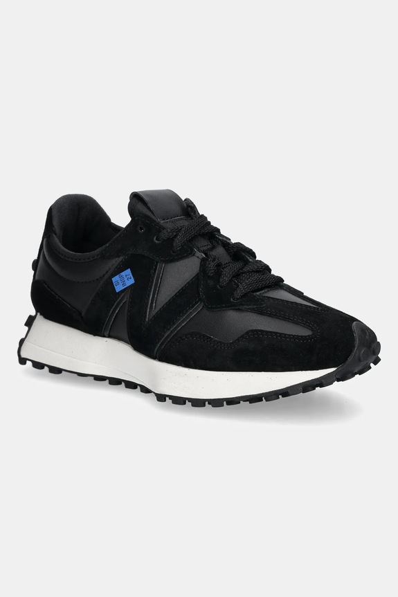 Δερμάτινα sneakers New Balance 327 δέρμα σαμουά μαύρο U327LI