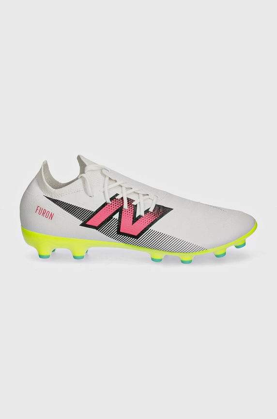 Nogometne tenisice New Balance korki Furon Destroy Ag V7+ SF2AH75 bijela AW24