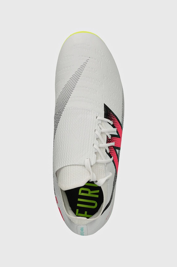 Nogometne tenisice New Balance korki Furon Destroy Ag V7+ bijela SF2AH75