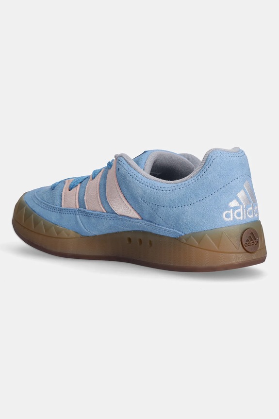 Взуття Замшеві кросівки adidas Originals Adimatic ID3946 блакитний