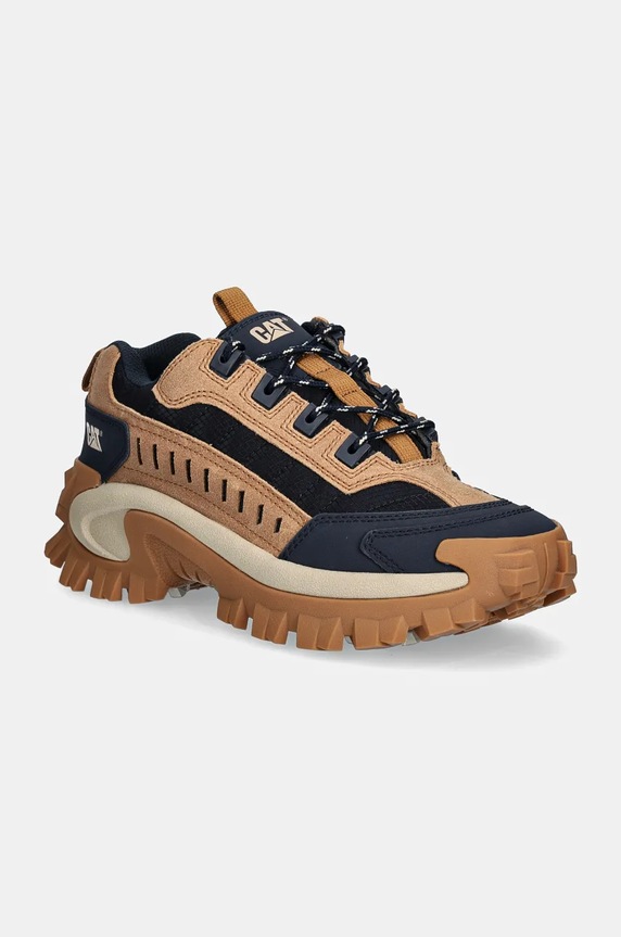 CAT Footwear sneakersy INTRUDER skóra zamszowa beżowy P111565
