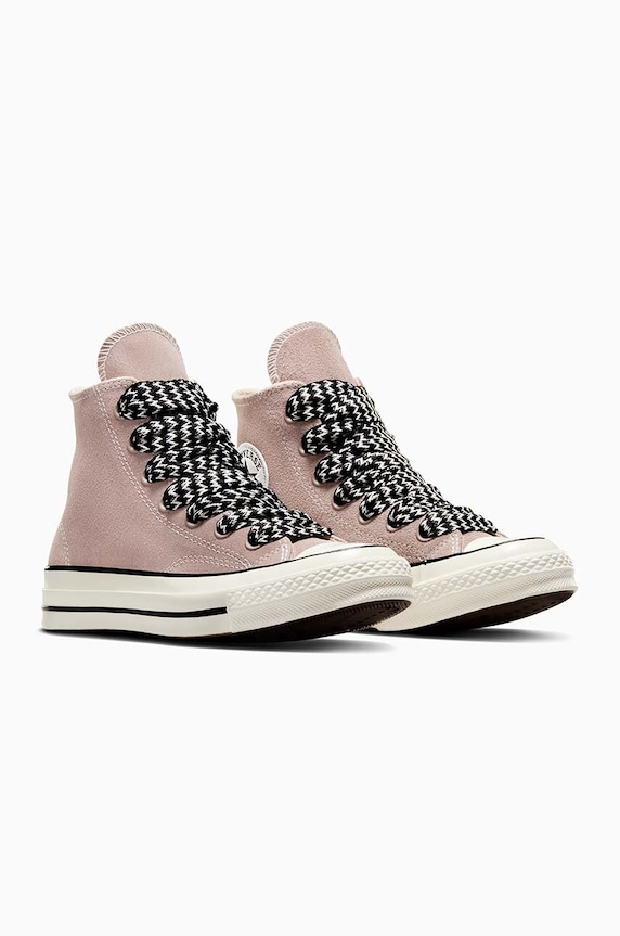 Converse trampki zamszowe Chuck 70 Suede A08303C brązowy AW24